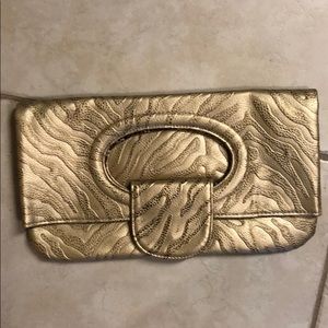 Gold clutch